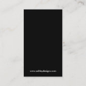 Moderne Visitenkarten Visitenkarte (Rückseite)