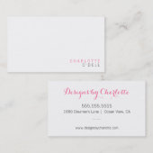 Moderne Visitenkarten Visitenkarte (Vorne/Hinten)