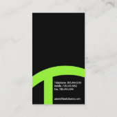 Moderne Visitenkarten Visitenkarte (Rückseite)