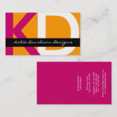 Moderne Visitenkarten Visitenkarte (Vorne/Hinten)