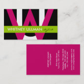 Moderne Visitenkarten Visitenkarte (Vorne/Hinten)