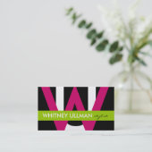 Moderne Visitenkarten Visitenkarte (Stehend Vorderseite)