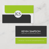 Moderne Visitenkarten Visitenkarte (Vorne/Hinten)