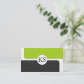 Moderne Visitenkarten Visitenkarte (Stehend Vorderseite)