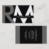 Moderne Visitenkarten Visitenkarte (Vorne/Hinten)