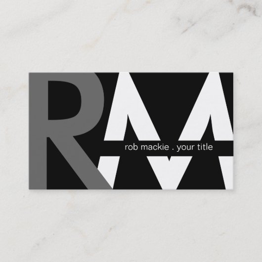 Moderne Visitenkarten Visitenkarte (Vorderseite)