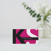 Moderne Visitenkarten Visitenkarte (Stehend Vorderseite)