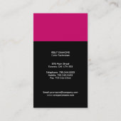 Moderne Visitenkarten Visitenkarte (Rückseite)