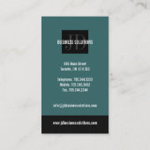 Moderne Visitenkarten Visitenkarte (Rückseite)