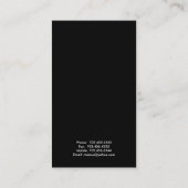 Moderne Visitenkarten Visitenkarte (Rückseite)