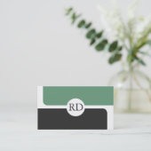 Moderne Visitenkarten Visitenkarte (Stehend Vorderseite)