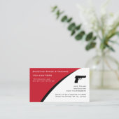 Moderne Visitenkarten zur Selbstverteidigung Visitenkarte (Stehend Vorderseite)