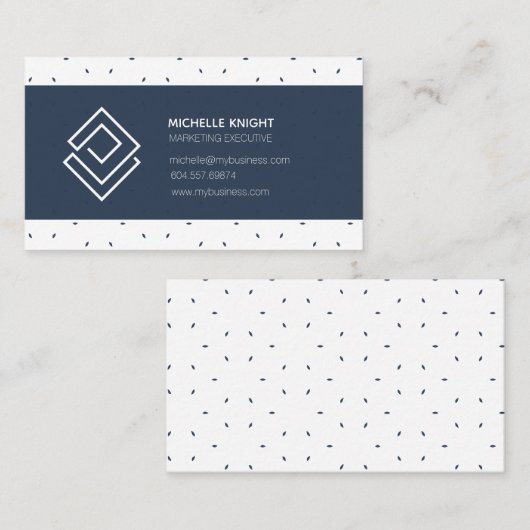 Moderne Visitenkarteschablone Visitenkarte (Vorne/Hinten)