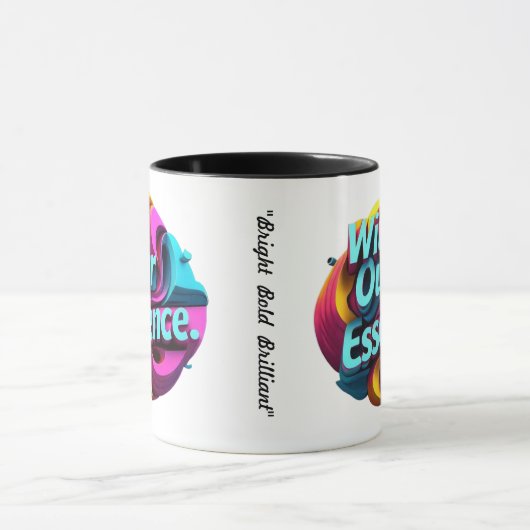 "Moderne Visuals" Tasse (Zentrum)