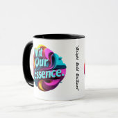 "Moderne Visuals" Tasse (Vorderseite Links)