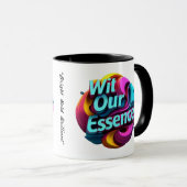 "Moderne Visuals" Tasse (VorderseiteRechts)