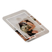 Moderne visuelle Layout-Stimmungsboard-Hochzeitsei Magnet (Rechte Seite)