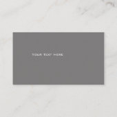 Moderne Vogel-Visitenkarte Visitenkarte (Rückseite)