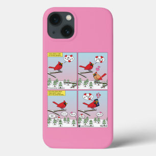 Moderne Vogelpaarung ruft Comic auf Case-Mate iPhone Hülle