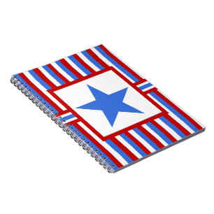 Moderne Volkskunst-amerikanisches patriotisches Notizblock