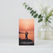 Moderne Vollbildfotografie Minimalistisch Visitenkarte (Stehend Vorderseite)