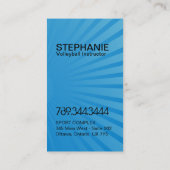 Moderne Volleyball-Visitenkarten Visitenkarte (Rückseite)