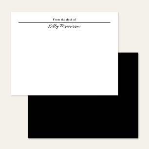 Moderne Von Ihrem Schreibtisch Aus Stylische Schre Mitteilungskarte