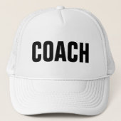 Moderne Vorlage für Damen- und Herren-Coach Truckerkappe (Vorderseite)