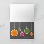Moderne Vorlage für die Holiday Card (Innenseite)