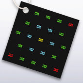 Moderne Vorlage für hochgeladene Logos oder Bildmu Geschenkanhänger