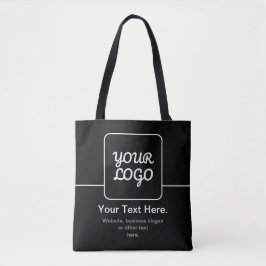 Moderne Vorlage für Ihr Logo | Schwarz & Weiß Tasche