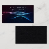 Moderne Vorlage für leichtes Geräusch Visitenkarte (Vorne/Hinten)