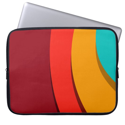 Moderne Vorlagenart Laptopschutzhülle (Vorderseite)