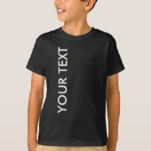 Moderne Vorlagenkörper Kinder Cooler großer Schrif T-Shirt (Vorderseite)
