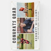Moderne vornehme Gratulation Grad Foto-Collage Banner (Vertikal)