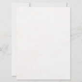 Moderne Vorschlage Zeitungstaufe Einladung (Rückseite)