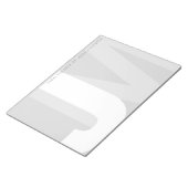 Moderne Vorstellungen vom Schreibtisch des Notepad Notizblock (angewinkelt)