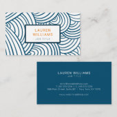 Moderne Waagen Visitenkarte (Vorne/Hinten)