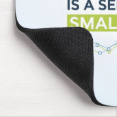 Moderne Wachstumschartendaten Anführungszeichen Pr Mousepad (Ecke)