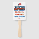 Moderne Wahlkampagne in den USA Fächer (Vorderseite)