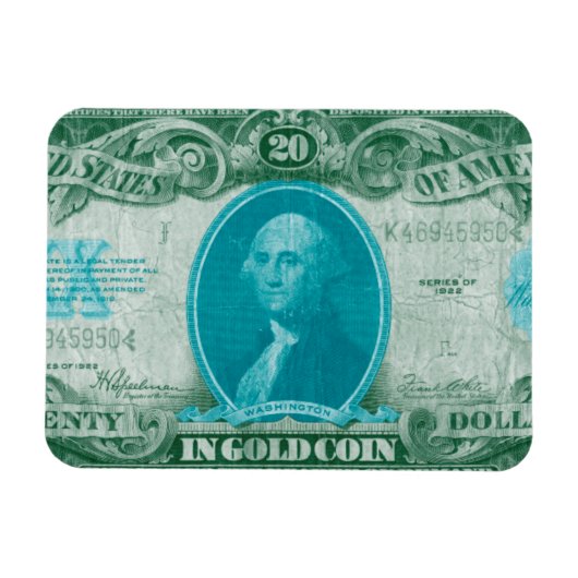 Moderne Währung V Magnet (Horizontal)