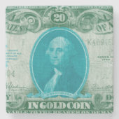 Moderne Währung V Steinuntersetzer (Vorderseite)