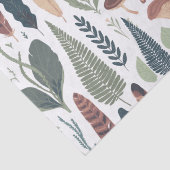 Moderne Waldbepflanzungsmuster Seidenpapier (Detail)