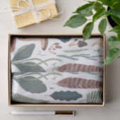 Moderne Waldbepflanzungsmuster Seidenpapier (Geschenk)