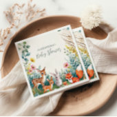 Moderne Waldtiere Waldsäulendusche Serviette