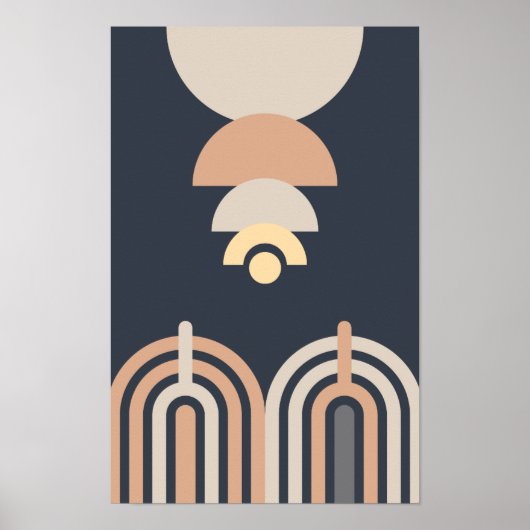 Moderne Wall Art aus dem Mittelalter. Poster (Vorne)
