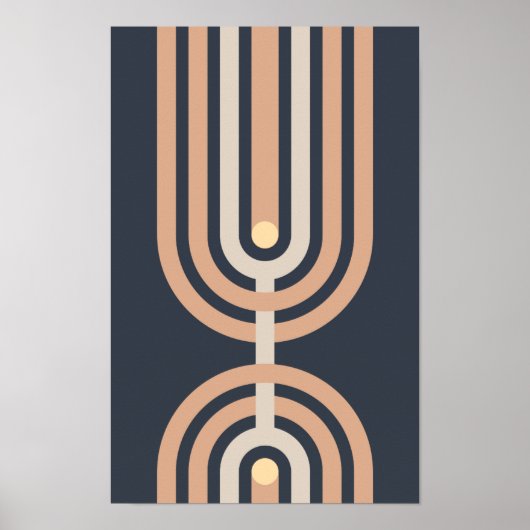 Moderne Wall Art aus dem Mittelalter. Poster (Vorne)