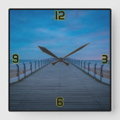 Moderne Wall-Uhr Stilvolle Zuhause-Dekoration für Quadratische Wanduhr (Vorderseite)