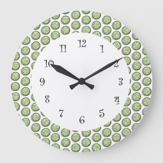 Moderne Wall-Uhren Große Wanduhr (Vorderseite)