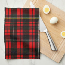 Moderne Wallace-Rot-Schottisch-Tartan-Karo